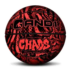 AND1 - Balón Chaos Animal Print Basketball Rojo