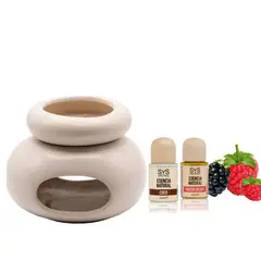 SYS - Difusor quemador zen cerámica esencia frutos rojos y coco
