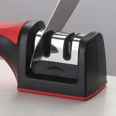 GENERICO - Afilador De Cuchillos 2 Compartimientos Manual