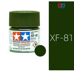 TAMIYA - Pintura Xf69 A Xf93 Color 10 Ml Maquetas 1pcs