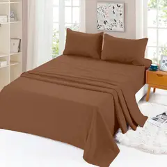 GENERICO - Juego de Sabanas De Polar 2.0 Plazas (Queen) - Café