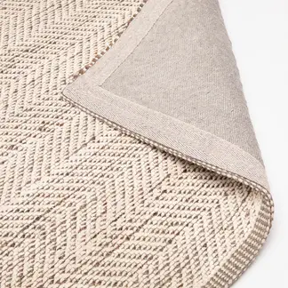 FORM DESIGN - Alfombra Pasillo Algodón/Cañamo Chebbi Crudo