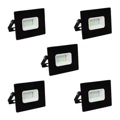 WANT - Pack 5 Proyector de área led 10w Frío certificación sec