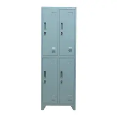GENERICO - LOCKER 2 CUERPOS 4 CASILLEROS 166 cmts TECNOPLUS