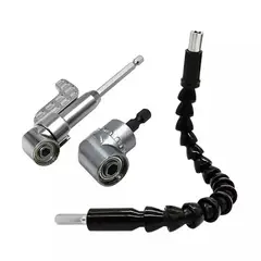 KUANGYE - Set Extension Flexible Atornillador Dado Angulo Herramienta