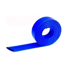 GENERICO - Manguera Plana Riego LayFlat azul 1 1/2" X 100m 4bar