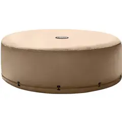 INTEX - Cubre spa 4 personas Bubble Massage Mimbral
