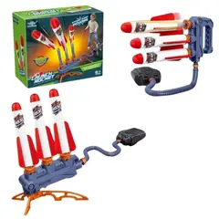 SPACEZAT - Juguete Lanzador de Cohete 2 en 1 Infantil Otuti