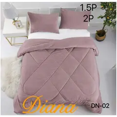 GENERICO - Cobertor de invierno Plush con chiporro 1,5 Plaza - Palo Rosa (D)