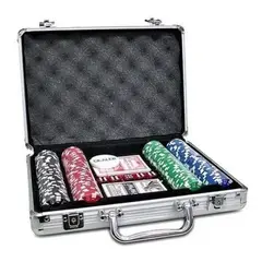 GENERICO - Maleta De Poker 200 Fichas Profesional - Regalo