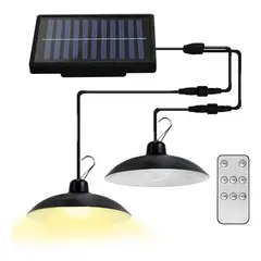 U BUY - Pack 2 Lamparas + Panel Solar Recargable 240 Watts Ip67