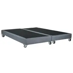 BLOCCARE - Base de Cama King Box 13 cm largo 200 cm Base dividida con Ruedas Deluxe