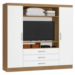 YARDAS - Closet Trinidad Blanco / Angelín 2 Puertas 3 Cajones Lcd 46"