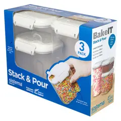 SISTEMA - Set de 3 contenedores bake it