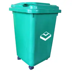 LORENZINI - Basurero frankfurt 50lt ctapa verde