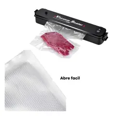 GENERICO - Bolsas sellado al vacio 25 X 35 Cm alimentos comida 100 UND