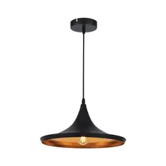 BP - Lámpara Colgante Donora Wide II Negro