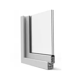 GLC - Ventanal corredera termopanel PVC 150X205cm Linea europea color blanco