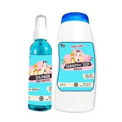 MASCOKITS - Kit Para Perro Shampoo Seco Colonia Coco-Coco