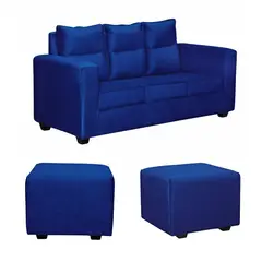 GENERICO - SOFA LORETO FELPA AZUL