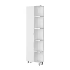 FMFURNITURE - Estante Organizador Baño 9 Repisas - Blanco 178x51.2x21.5 cm