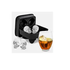 GENERICO - Cubeta De Hielo Silicona Calavera Whisky Tragos Coctel