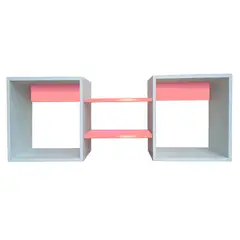 MUEBLES KIDS - Repisa cubo rosada