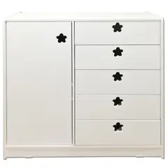 MUEBLES KIDS - Mini closet blanca flor