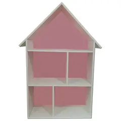 MUEBLES KIDS - Repisa casa rosada