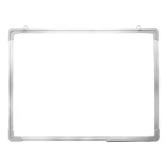 GENERICO - Pizarra Acrilica Magnetica Blanca Borde De Aluminio 30x40