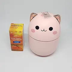 GENERICO - Humidificador Ultrasonico 250ml Mas 1 ESENCIA ROSA
