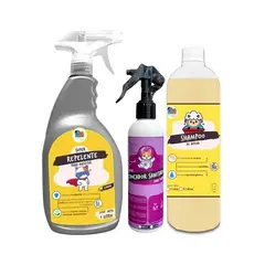 GENERICO - Kit P Perro Repelente Educador Sanitario Shampoo Avena