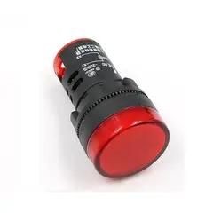 GENERICO - Luz Piloto LED Monoblock 22mm 220V Color Rojo