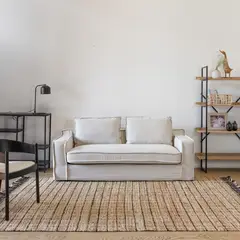 AMOBLE - Sofa Sven Beige 240 H Amoblé.