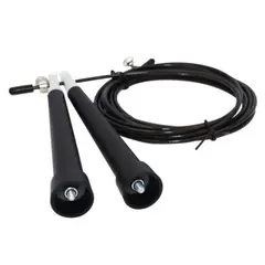 CITYSHOP - Cuerda de salto 2.8 m con cable de acero y mangos ergonómicos, resistente, veloz y funcional.