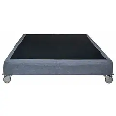 BLOCCARE - Base de Cama 1 Plaza largo 200 cm Box 13 cm- con Rueda Deluxe