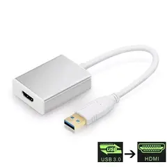 ULINK - Adaptador de Video USB 3.0 a HDMI Full HD 165 Mhz UL-USB3HD - Gris