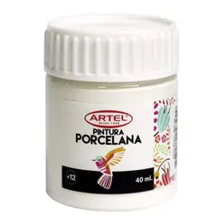 ARTEL - Fco 40ml Pintura Porcelana Blanco