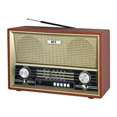 IRT - Parlante Portátil Retro Bt fm am sw1 2 usb sd aux
