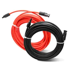 SOLIOT - Cable Solar 6mm2 Con Conector Mc4 10 Mts