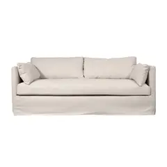 SOFAS HOME - SOFA QUEPE CHENILLE HUESO 3C