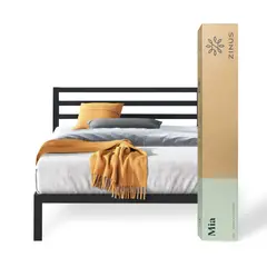 ZINUS - Base de cama con respaldo MIA King 180x200x36cm
