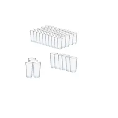 PASTELERIUSCL - 80 Set Vasos Desechables Vasos Reutilizables Vasos Cerveceros Vaso Plastico Vasos Acrilicos 300ml