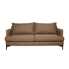 SOFAS HOME - SOFA ALDARA CHENILLE TIPO LINO BEIGE 2C
