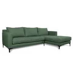 SOFAS HOME - SECCIONAL KAILE FELPA VERDE