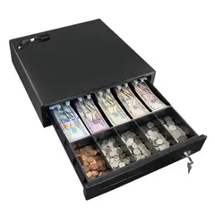 PROWAY - GAVETA DE DINERO ELECTRONICA 5 BILLETES 5 MONEDAS.