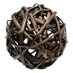 GENERICO - Esfera De Mimbre Para Decoración Pelotas De Mimbre Oscuras