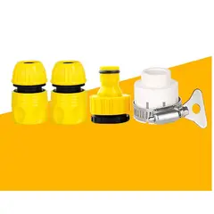 GENERICO - 4 Adaptadores para manguera de jardín