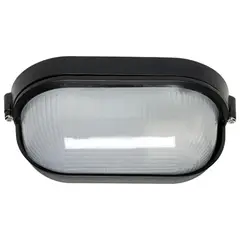 BP - Plafón Tortuga Aluminio Oval Pest Negro