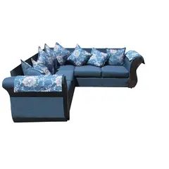 ALMORE - SECCIONAL IRLANDA AZUL CHOCO